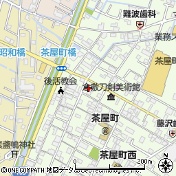 岡山県倉敷市茶屋町180周辺の地図