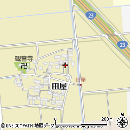 三重県多気郡明和町田屋531周辺の地図