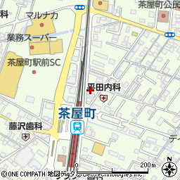 岡山県倉敷市茶屋町374-8周辺の地図
