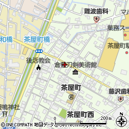 岡山県倉敷市茶屋町177周辺の地図