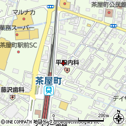 岡山県倉敷市茶屋町374-1周辺の地図