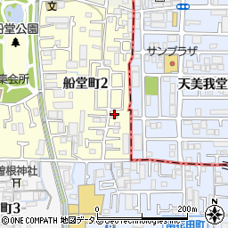 大阪府堺市北区船堂町2丁18-27周辺の地図