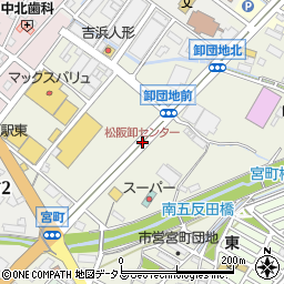 松阪卸センター周辺の地図