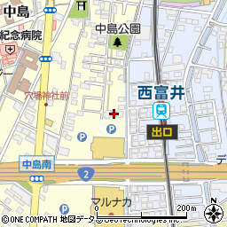 岡山県倉敷市中島2788周辺の地図