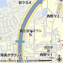 株式会社富士通ゼネラル　関西サービスセンター・松原事業所周辺の地図