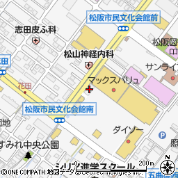 メンズカーブス・松阪パワーセンター周辺の地図