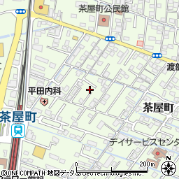 岡山県倉敷市茶屋町417周辺の地図