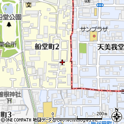 大阪府堺市北区船堂町2丁18-28周辺の地図
