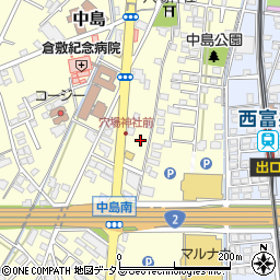 岡山県倉敷市中島2223周辺の地図