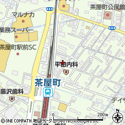 岡山県倉敷市茶屋町375周辺の地図