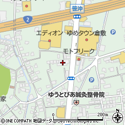 笹沖典礼会館周辺の地図