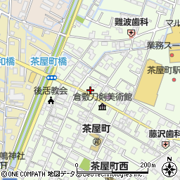 岡山県倉敷市茶屋町181-2周辺の地図