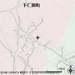 奈良県天理市下仁興町30周辺の地図
