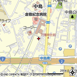 岡山県倉敷市中島839周辺の地図