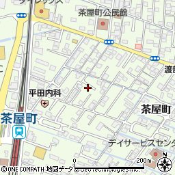 岡山県倉敷市茶屋町417-6周辺の地図