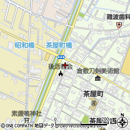 岡山県倉敷市茶屋町62-2周辺の地図
