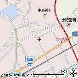 広島県福山市神辺町上御領2037-1周辺の地図