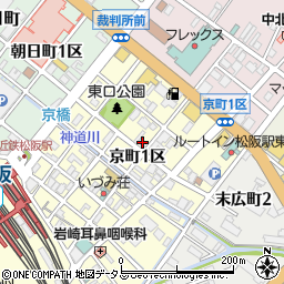 ｅｉｓｕ松阪駅前校４号館周辺の地図