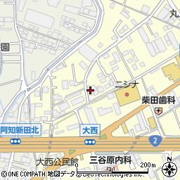 岡山県倉敷市中島1257周辺の地図