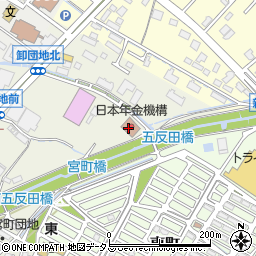 松阪　年金事務所周辺の地図