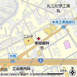 冨士石油有限会社　倉敷西給油所周辺の地図