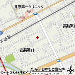 岡山県井原市高屋町1丁目13-10周辺の地図