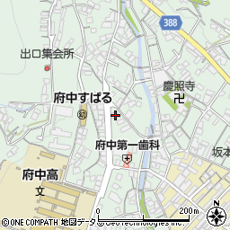 広島県府中市出口町888周辺の地図
