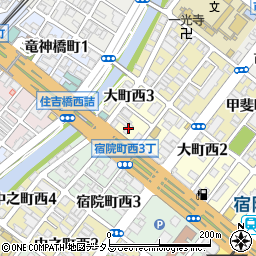 阪南倉庫株式会社　本社事務所周辺の地図