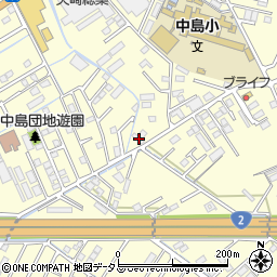 岡山県倉敷市中島974周辺の地図