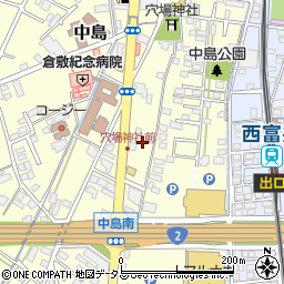 岡山県倉敷市中島2224周辺の地図