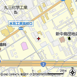 岡山県倉敷市中島1392周辺の地図