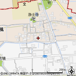 奈良県磯城郡三宅町屏風370周辺の地図