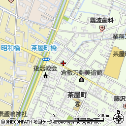 岡山県倉敷市茶屋町93-3周辺の地図