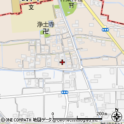 奈良県磯城郡三宅町屏風379周辺の地図