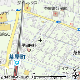 岡山県倉敷市茶屋町424周辺の地図