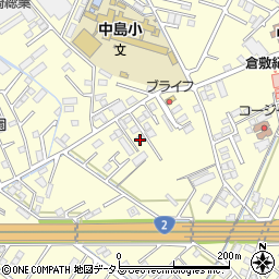 岡山県倉敷市中島899周辺の地図