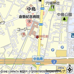 岡山県倉敷市中島2714周辺の地図