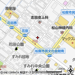 三重県松阪市川井町496-2周辺の地図