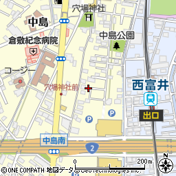 岡山県倉敷市中島2733周辺の地図