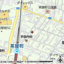 岡山県倉敷市茶屋町424-14周辺の地図