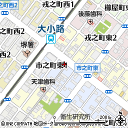 堺市不動産センター周辺の地図