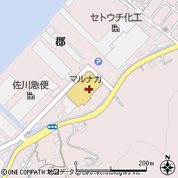 中国銀行マルナカ郡店 ＡＴＭ周辺の地図