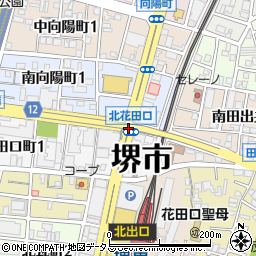北花田口周辺の地図