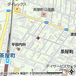 岡山県倉敷市茶屋町418-8周辺の地図