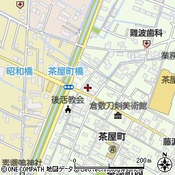岡山県倉敷市茶屋町93周辺の地図