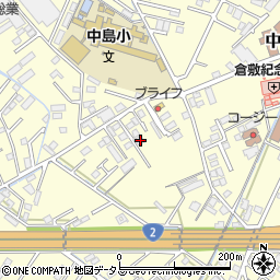 岡山県倉敷市中島898周辺の地図