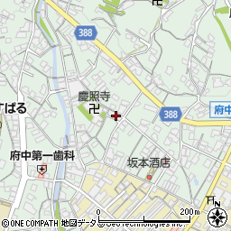 広島県府中市出口町341周辺の地図