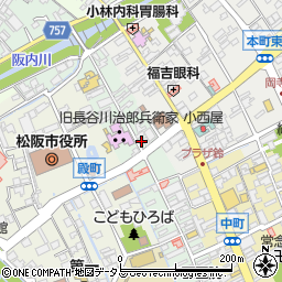 三重県松阪市魚町1656周辺の地図
