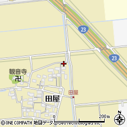三重県多気郡明和町田屋646周辺の地図