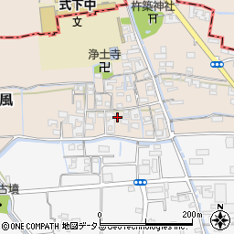 奈良県磯城郡三宅町屏風371周辺の地図